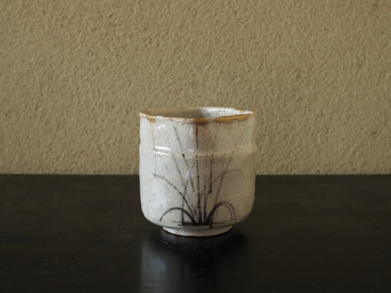 絵志野筒向付 | 古美術いもと