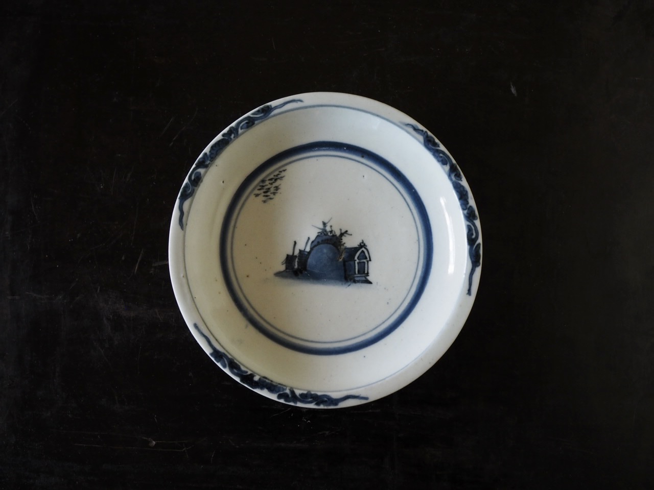 藍九谷皿 – 古美術いもと