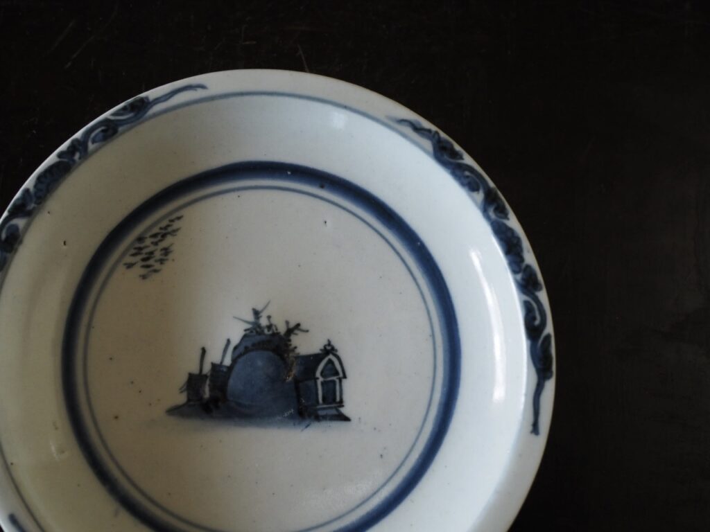 藍九谷皿 – 古美術いもと