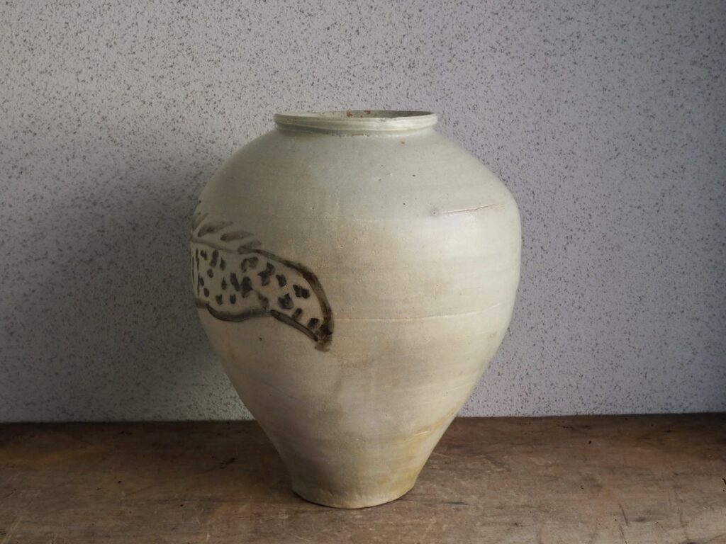 李朝鉄砂大壺 | 古美術いもと