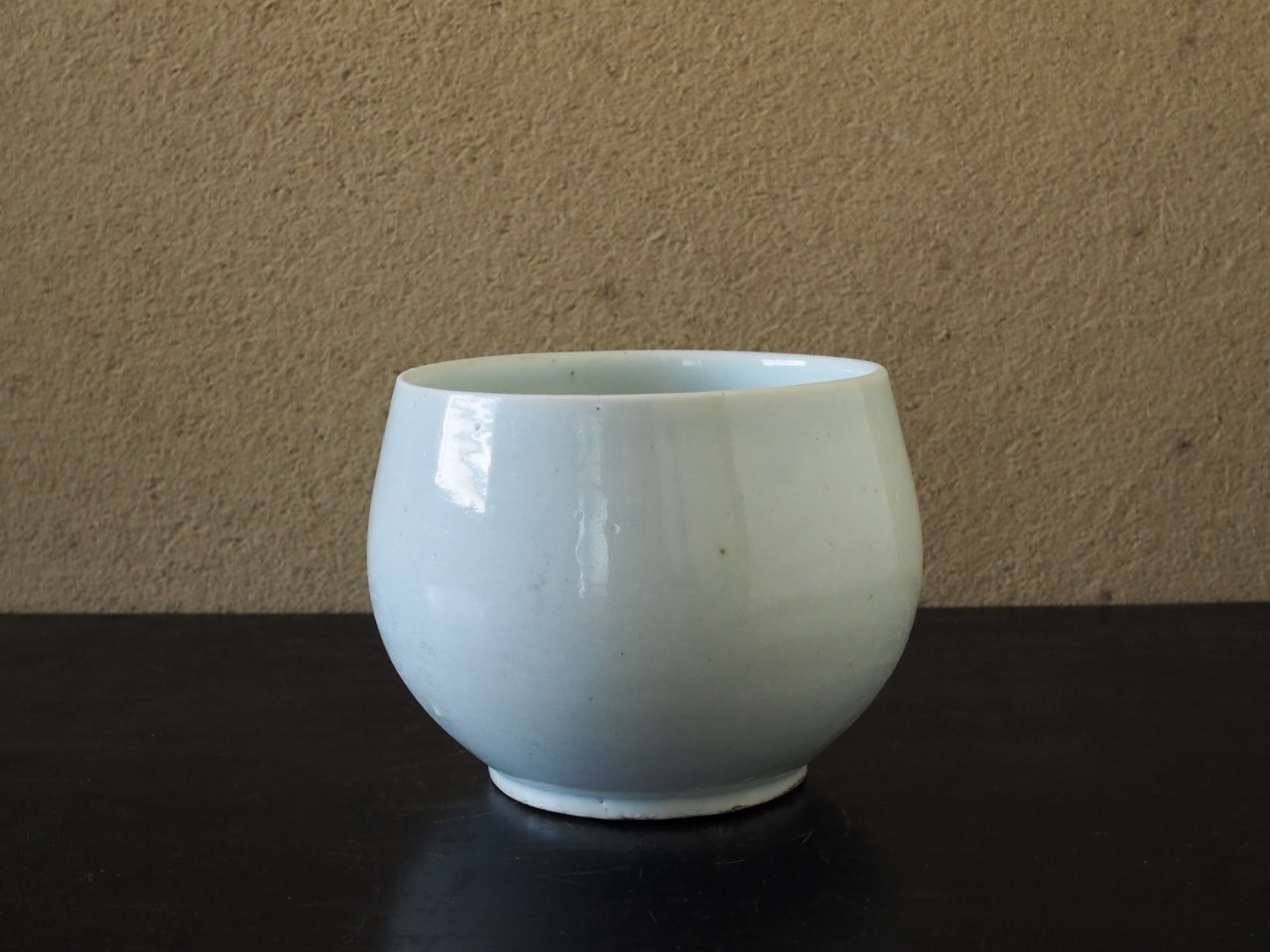 李朝　白磁台鉢 李朝白磁面取台鉢