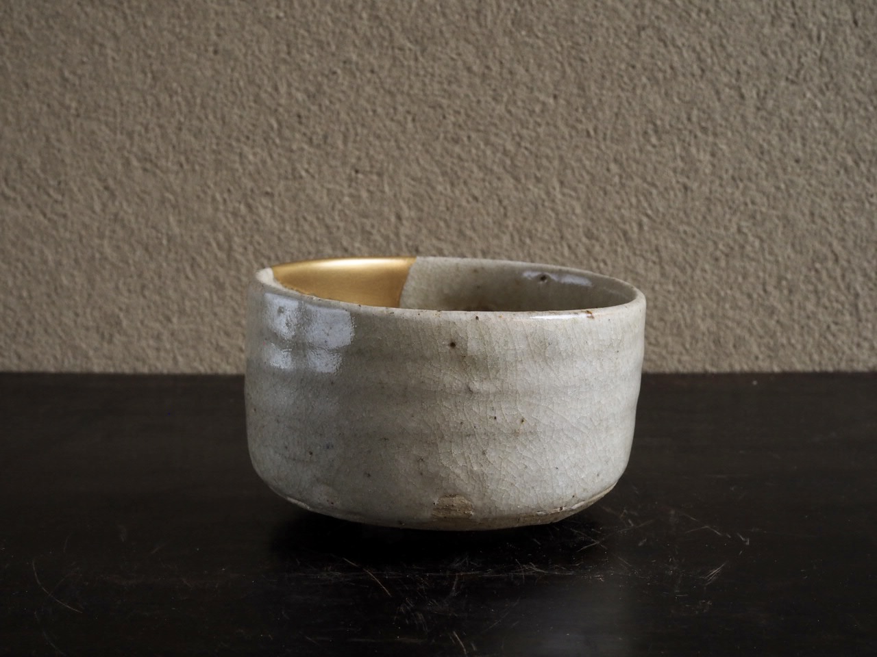 筒茶碗　志野　江戸初期 無地志野筒茶碗 | 古美術いもと