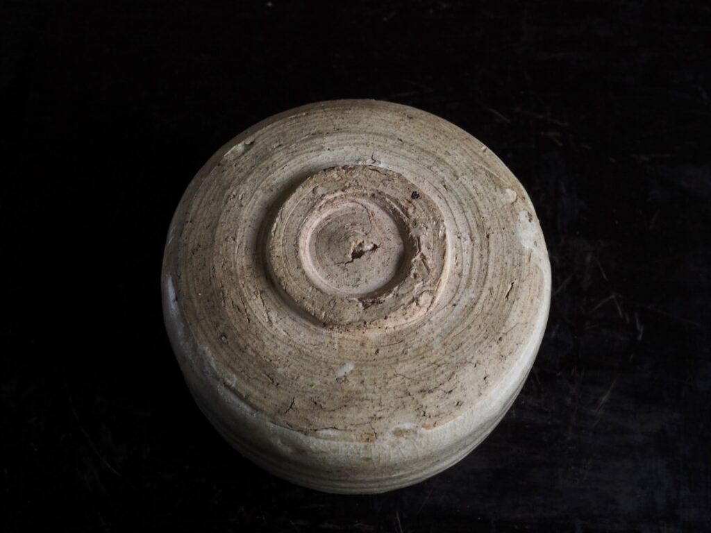 無地志野筒茶碗 | 古美術いもと